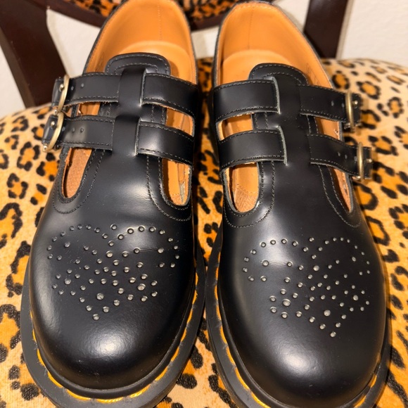 Dr. Martens Black Double Strap Mary Janes - Picture 3 of 9